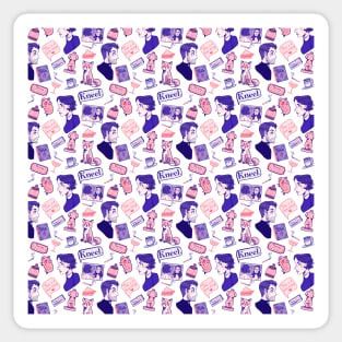 Fleabag Repeat Pattern Sticker